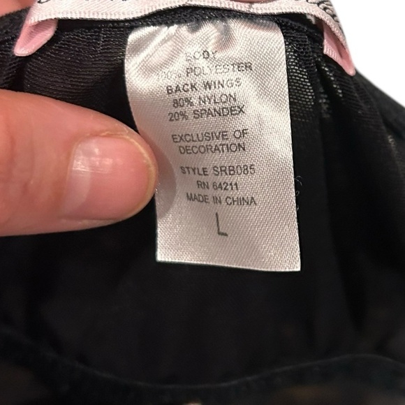 Linea Donatella Slip Dress Vintage Black & White Whimsygoth Fairycore 90s Y2K L - Picture 6 of 6